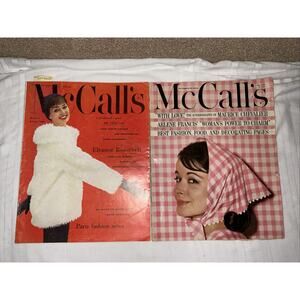 MCCALL’S MAGAZINE FOR WOMEN OCTOBER 1958 & MAY 1960